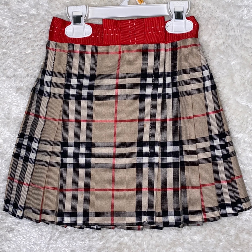 Burberry Pleated Skirt for girls